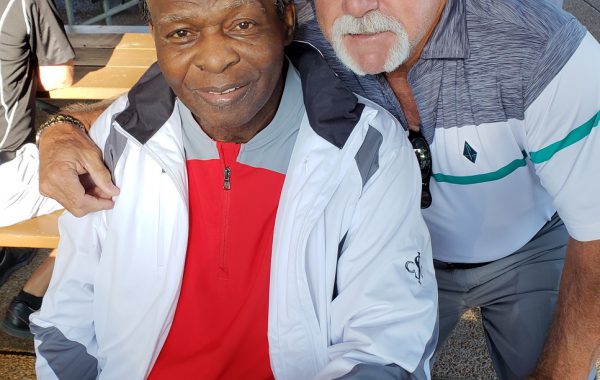 Al with Lou Brock