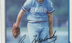 Baseball Card – Kansas City Royals